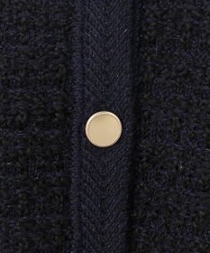 J.PRESS LADIES L 【洗える】TWEEDY ニット ジャケット