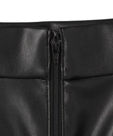 ICB 【洗える】フェイクレザー ナロースカート