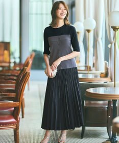 ANY SIS 【UVカット・アンチピリング・洗える】ウーステッドエステル  プリーツスカート