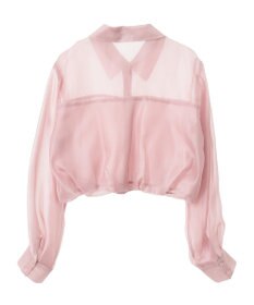 earth music&ecology バルーンシアーショートシャツ