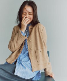 自由区 L 【SHIHOさん着用】ブライトリングツイード ジャケット