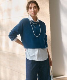 23区 S 【CLASSY.2月号掲載/洗える】CANCLINI ベーシック シャツ