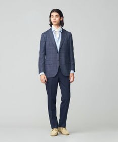 J.PRESS レザー チェック柄 ジャケット セール】 【COOL AIRY TWIST】ハニカムチェック ジャケット