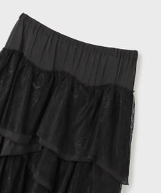 GRACE CONTINENTAL レースコンビティアードスカート