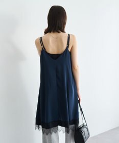 YECCA VECCA レースサテンキャミチュニック