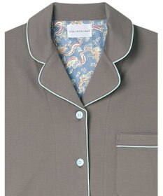 une nana cool 【綿100%】60/2 やわらか天竺 半袖開襟パジャマ MADE WITH LIBERTY FABRIC