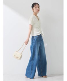 earth music&ecology ポコポコギャザードロストプルオーバー