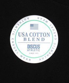 WEGO 【ユニセックス着用ITEM/MLサイズ展開】DISCUS　USAコットンブレンドクルーＴ