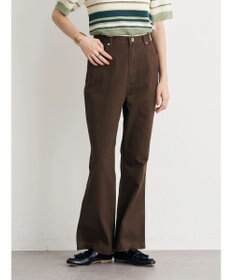 earth music&ecology カラーフレアパンツ