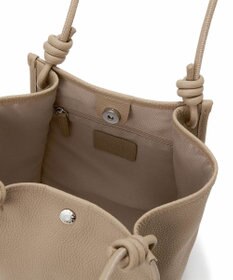 TOPKAPI 【Breath TOPKAPI】シュリンクレザー ノットハンドル トートバッグ