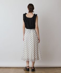 GRACE CONTINENTAL ドットオパールスカート