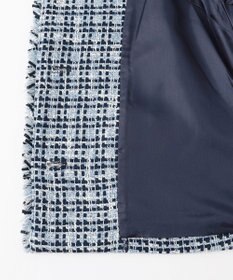 J.PRESS LADIES ファニーツイード ノーカラー ジャケット