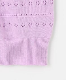 組曲 KIDS 【150-160㎝】フラワーアイレット カーディガン