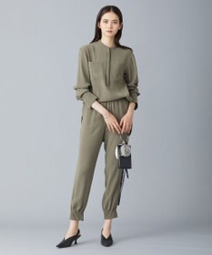 ICB 【WEB限定カラーあり・洗える】ライトダブルクロス ジョガーパンツ