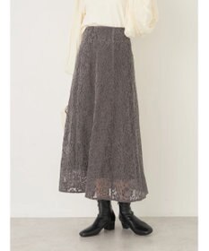 earth music&ecology モールレーススカート