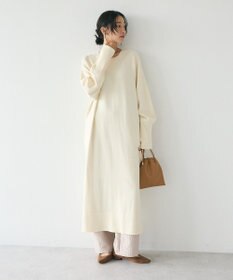 CRAFT STANDARD BOUTIQUE 洗える/とてもちニットワンピース