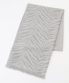 ICB コンビチェックブックストール グレー×ゼブラ柄