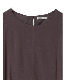 CRAFT STANDARD BOUTIQUE インド綿パフスリーブギャザーワンピース