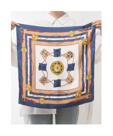 UNBILLION カカトゥ kakatoo / マリンガーランド柄シルクスカーフ