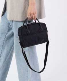 LeSportsac SQUARE TH CROSSBODY/アップタウンディープシーブルー/ブラック