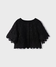 GRACE CONTINENTAL フラワー刺繍ニットカーディガン