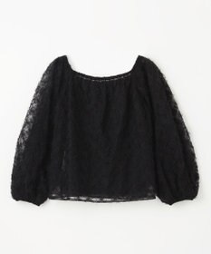 GRACE CONTINENTAL チュール刺繍トップ