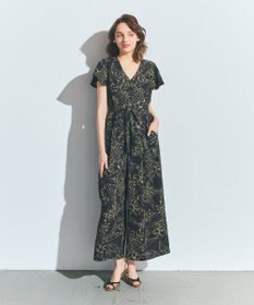 GRACE CONTINENTAL ラインプリントオールインワン