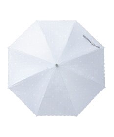 MOONBAT 【軽量】POLO RALPH LAUREN 晴雨兼用日傘 長傘 ストライプドット／遮光 遮熱 UV