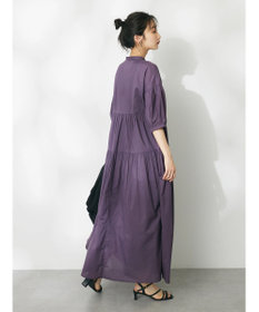 CRAFT STANDARD BOUTIQUE インド綿ティアードマキシワンピース
