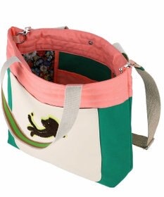 tsumori chisato CARRY キラミックスコンビ トートバッグ 2wayショルダー A4収納 ネコ