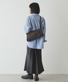 russet 【2025AW新作】スエード横長ショルダーバッグ(CE-1578)