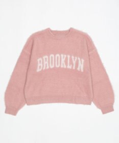 WEGO モヘアタッチBROOKLYNロゴニット