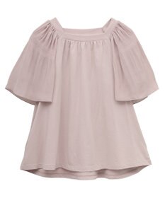 earth music&ecology マジョリカフレアスリーブスクエアプルオーバー