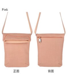 tsumori chisato CARRY エンボスメッシュ ショルダーバッグ ミニバッグ スマホショルダー