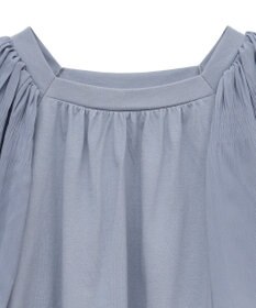 earth music&ecology マジョリカフレアスリーブスクエアプルオーバー