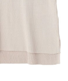 YECCA VECCA シアーMIX5分袖ニット