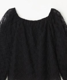 GRACE CONTINENTAL チュール刺繍トップ