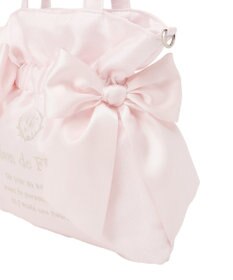 Maison de FLEUR オーガンジーダブルリボン2Wayトートバッグ