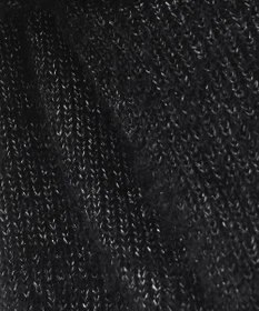 Tiaclasse 【洗える】ふわふわ片畦ラメシャギーカーディガン