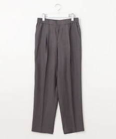 自由区 【XSサイズ～/洗える/セット着用可】キュプラリネンシャンタン イージーテーパードパンツ