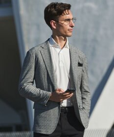 GOTAIRIKU ３年連続売上NO1【吸水速乾/洗える/ストレッチ】ノルマンディーリネン カーディガンジャケット(25/26年モデル)