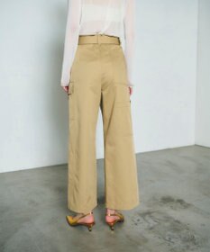 GRACE CONTINENTAL アシンメトリーワークパンツ