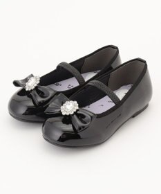 ANY KIDS エナメルフラットパンプス