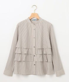 組曲 【WEB限定カラーあり】リヨセルシャーティング ティアードブラウス