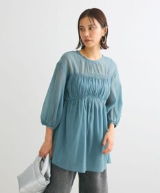 Green Parks ２ＷＡＹ　シアーギャザーチュニック