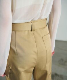 GRACE CONTINENTAL アシンメトリーワークパンツ