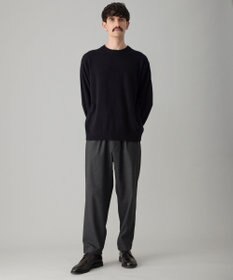 UNFILO MENS 【洗える】ウールカシミヤニット クルー