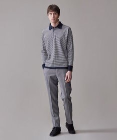 J.PRESS MEN 【きちんと感 × ニットのような柔らかな着心地】フレックスジャージ ポロシャツ