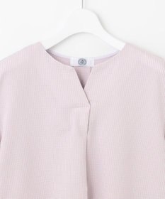 J.PRESS LADIES L 【WEB限定カラーあり・抗菌消臭・吸水速乾】サッカージャージー キーネック カットソー