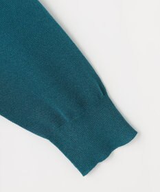 J.PRESS LADIES S 【シーンレスに活躍】SHEER GLOSS KNIT クルーネック カーディガン